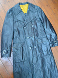1970s Heavy vinyl raincoat - Mens XS