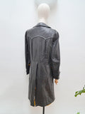 1970s Heavy vinyl raincoat - Mens XS
