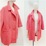 1950s Matita couture bouclé coat - Medium