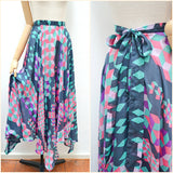 1970s Mr Ant geometric print skirt - Extra x small