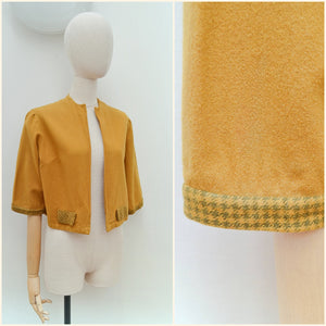 1950s Woollen bolero jacket - Large