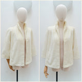 1940s Faux fur Nortopile jacket - Small Medium