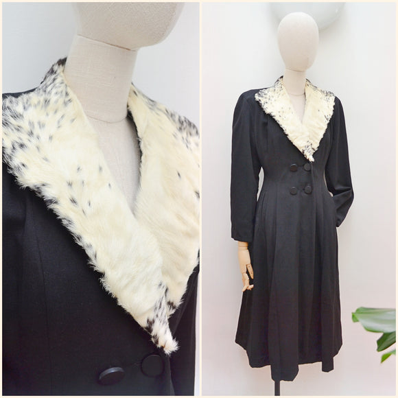 1940s Princess coat - Extra small