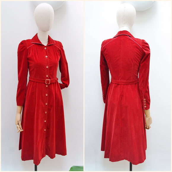 1970s Velveteen coat - Extra x Small