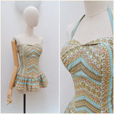 1950s Skirted swimsuit - Extra small Small