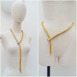 1970s Mesh snake belt/necklace