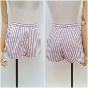 1950s St Michael stripe cotton shorts - Extra small