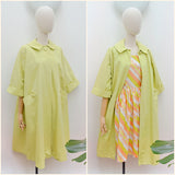 1950s St Michael cotton trapeze coat - Medium Large XL