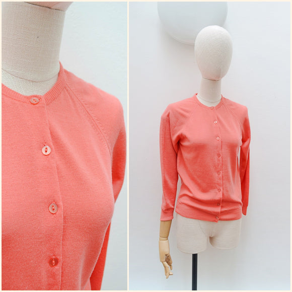 1960s Botany wool St Michael cardigan - Small
