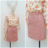 1970s Pocket detail wool mix mini - Extra X small