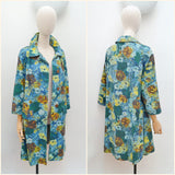 1950s 60s Impressionist floral jacket - Small Medium