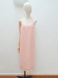 1920s Silk georgette double layer nightie dress - Extra X small