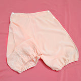 1930s Embroidered pink silk bloomer tap pants - Extra X small
