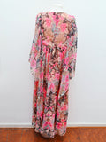 The Ophelia dress in floral chiffon