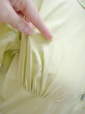 1950s 'Mericana' Linzi Line chartreuse cotton dress - Extra small
