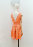 1960s Waffle party dress with pockets - Small