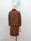 1960s Boucle wool skirt suit - Extra small