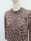 1960s Leopard print Vanity Fair jumpsuit - Medium Large