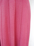 1950s Gloria Swanson berry rayon dress - Large