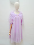 1960s Lilac double collar St Michael robe - Small Medium Large