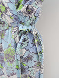 1940s Cotton wrap robe dress - Extra small