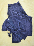 1970s Velvet 2piece maxi suit - Extra small
